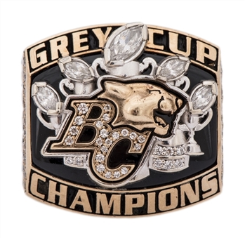 2006 BC Lions Grey Cup Championship Ring